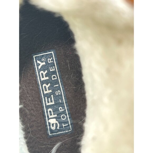 Sperry Womens Top-Sider Rip Waterproof Rubber Boots Brown Faux Fur Lined Size 6 - Picture 7 of 8